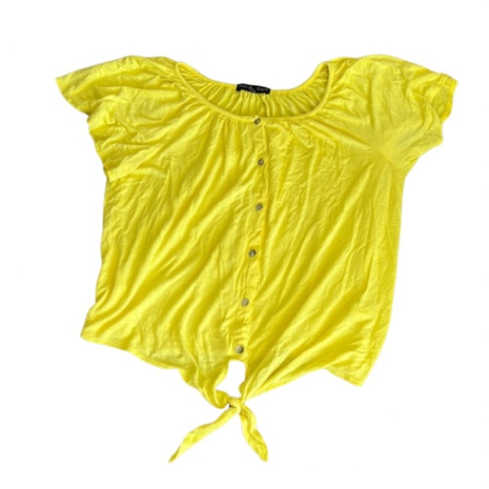 NWOT Kim & Cami flutter sleeve top